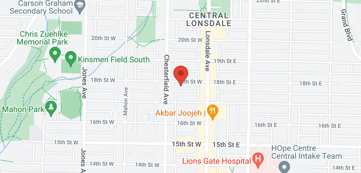 map of 104 145 W 18TH STREET